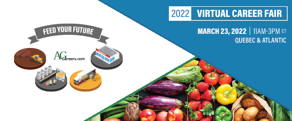 Feed Your Future Virtual Career Fair Quebec and Atlantic Provinces, March 23, 2022
