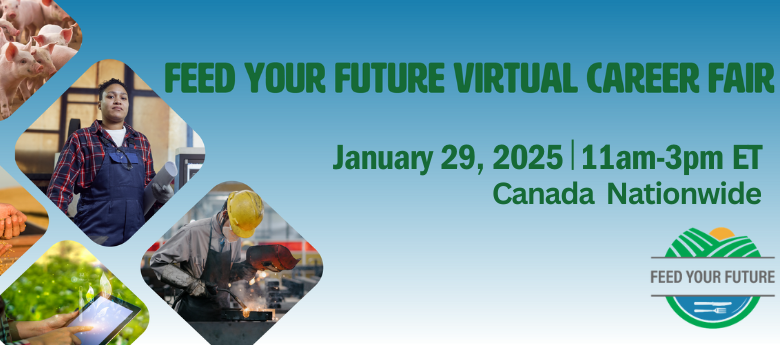 Feed Your Future Virtual Career Fair Wednesday, January 29, 2025