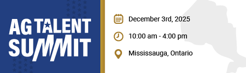 Ag Talent Summit December 3, 2025 10:00 am - 4:00 pm Mississauga, Ontario